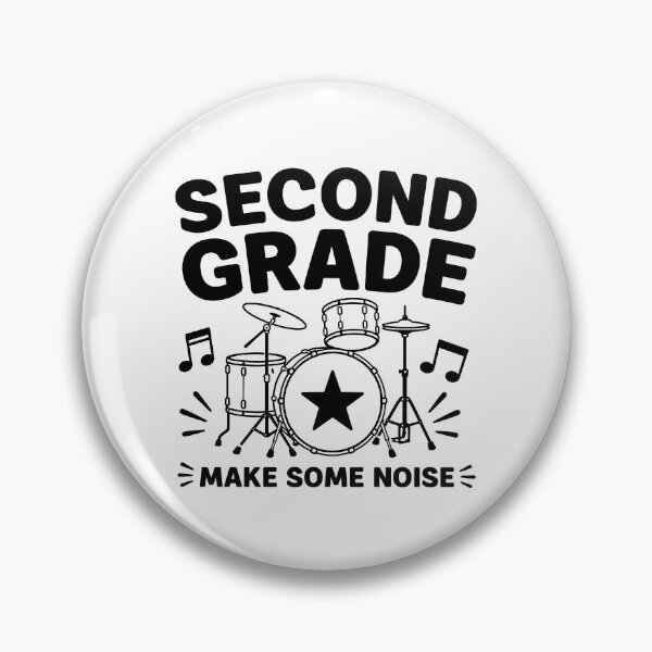 Item preview, Second Grade Make Some Noise 2nd Grade Drums Rock and Roll - Back To School Kids designed and sold by gunaone-design.