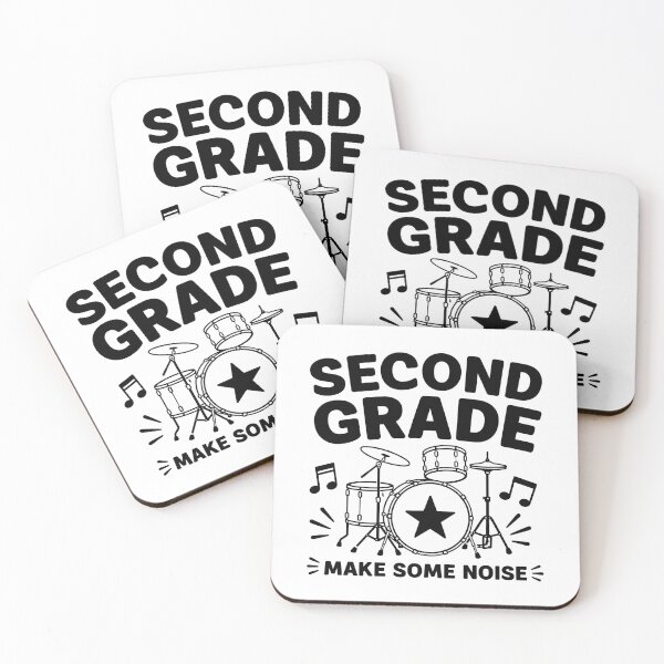 Item preview, Second Grade Make Some Noise 2nd Grade Drums Rock and Roll - Back To School Kids designed and sold by gunaone-design.