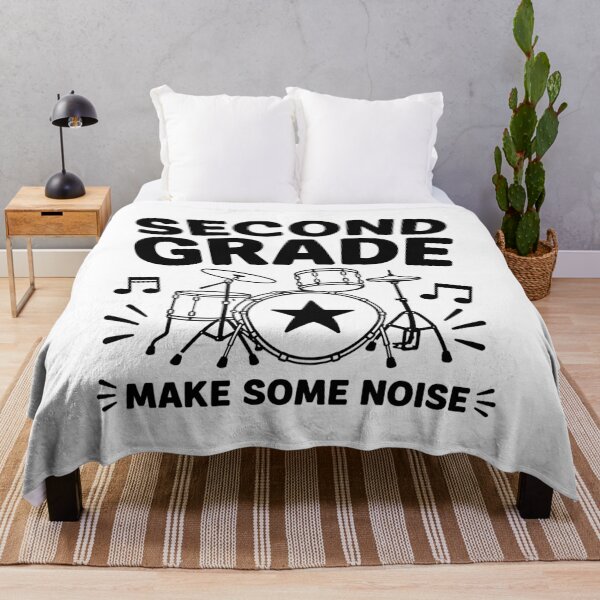 Item preview, Second Grade Make Some Noise 2nd Grade Drums Rock and Roll - Back To School Kids designed and sold by gunaone-design.