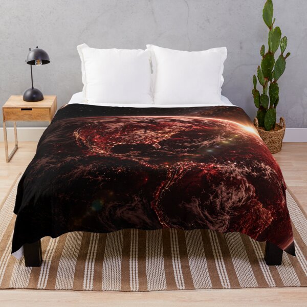 Item preview, Crimson Dawn Over Earth designed and sold by Kimberly Palmer.
