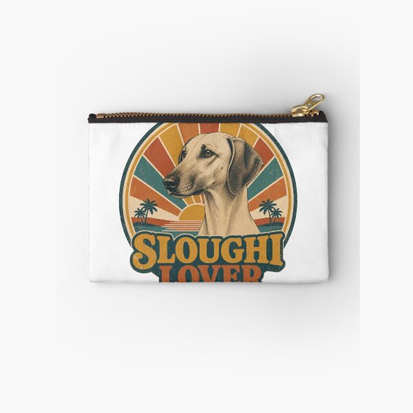 Item preview, Sloughi Retro Sunset Emblem Sloughi Lover designed and sold by BoosterShop.