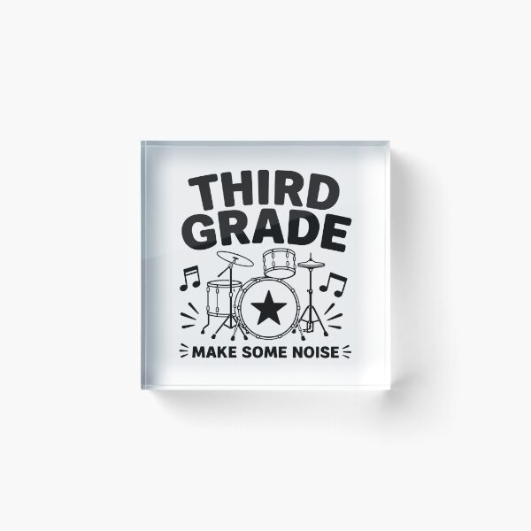 Item preview, Third Grade Make Some Noise 3rd Grade Drums Rock & Roll - Back To School Kids designed and sold by gunaone-design.