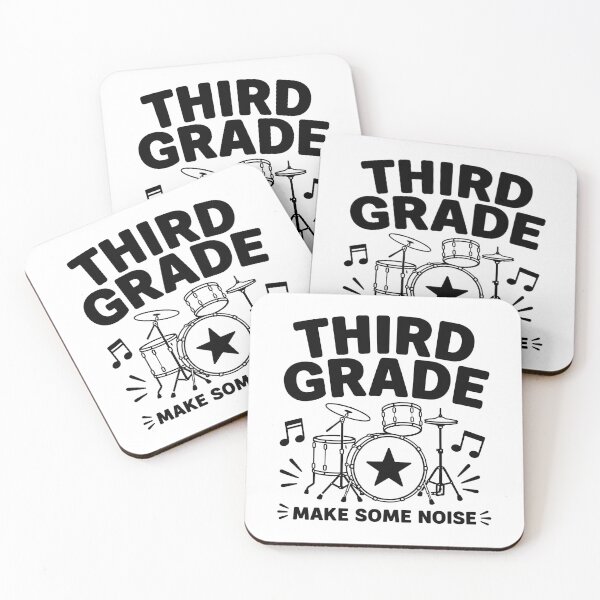Item preview, Third Grade Make Some Noise 3rd Grade Drums Rock & Roll - Back To School Kids designed and sold by gunaone-design.