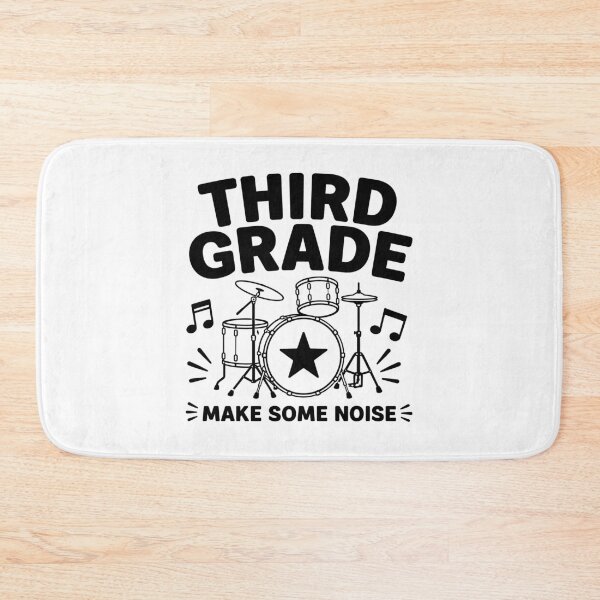Item preview, Third Grade Make Some Noise 3rd Grade Drums Rock & Roll - Back To School Kids designed and sold by gunaone-design.