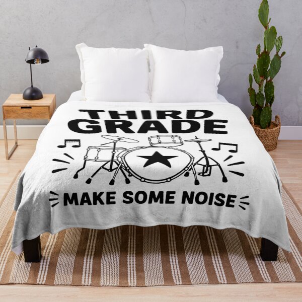 Item preview, Third Grade Make Some Noise 3rd Grade Drums Rock & Roll - Back To School Kids designed and sold by gunaone-design.