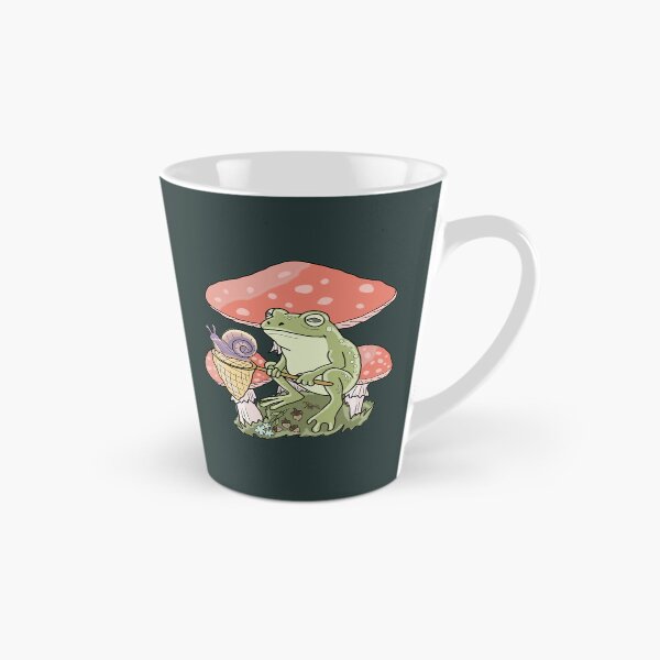 Item preview, Frog Cottagecore Mushroom Snail Vintage Forest Art designed and sold by LeshanArt.