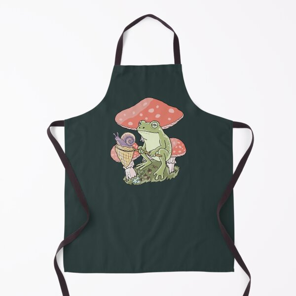 Item preview, Frog Cottagecore Mushroom Snail Vintage Forest Art designed and sold by LeshanArt.