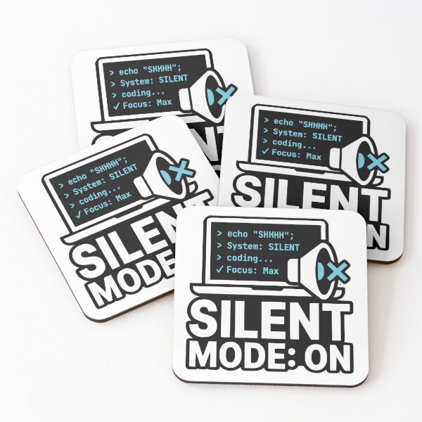 Item preview, Developer Silent Mode On Introvert Coder Gift designed and sold by Ixnor.