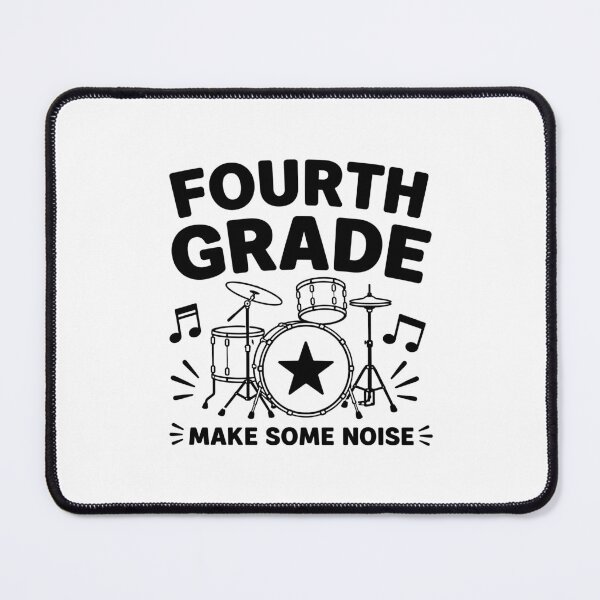 Item preview, Fourth Grade Make Some Noise 4th Grade Drums Rock and Roll - Back To School Kids designed and sold by gunaone-design.