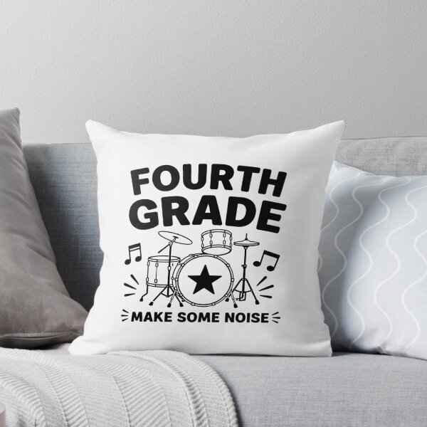 Item preview, Fourth Grade Make Some Noise 4th Grade Drums Rock and Roll - Back To School Kids designed and sold by gunaone-design.
