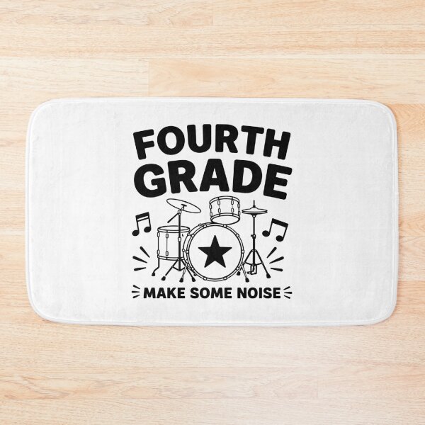 Item preview, Fourth Grade Make Some Noise 4th Grade Drums Rock and Roll - Back To School Kids designed and sold by gunaone-design.