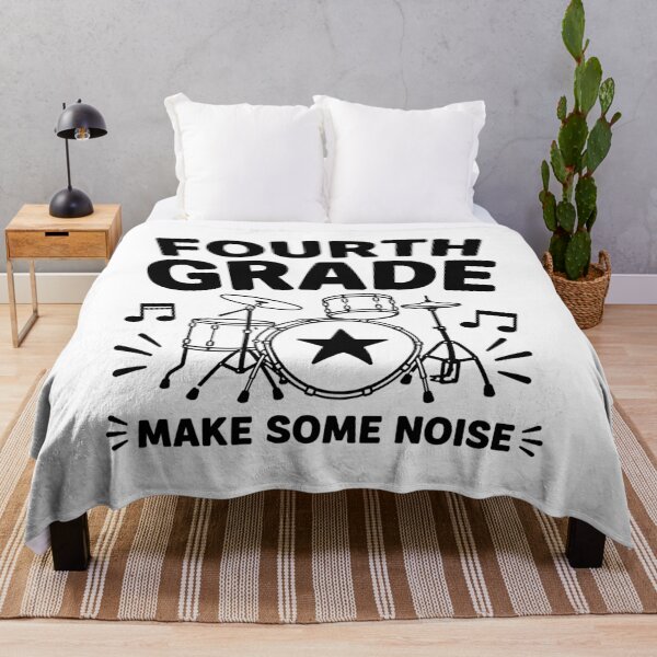 Item preview, Fourth Grade Make Some Noise 4th Grade Drums Rock and Roll - Back To School Kids designed and sold by gunaone-design.
