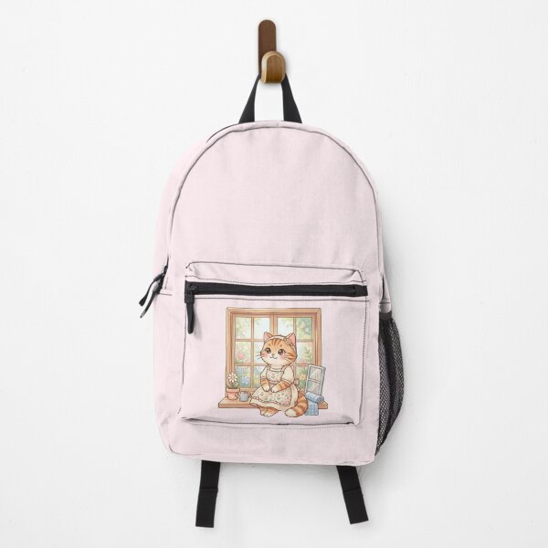 Item preview, Cozy Cottagecore Cat: Window Nook Kawaii designed and sold by CuteKats.