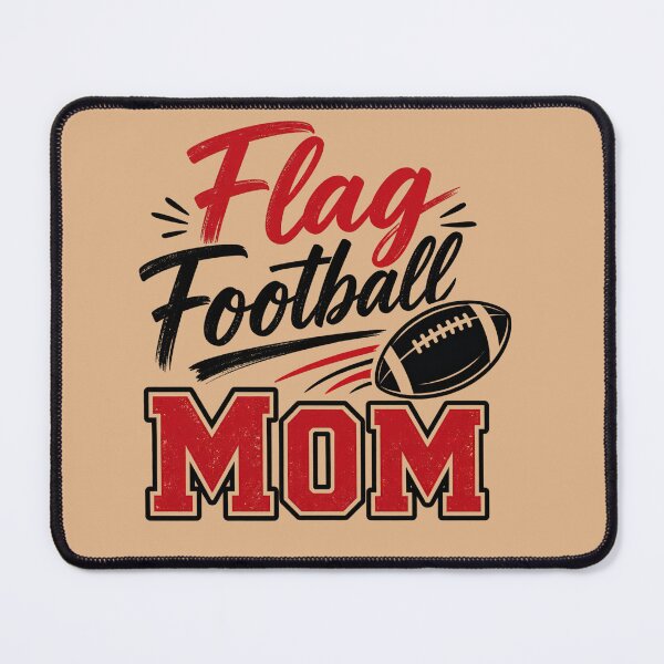 Item preview, Flag Football Mom designed and sold by Pixel-Lair.