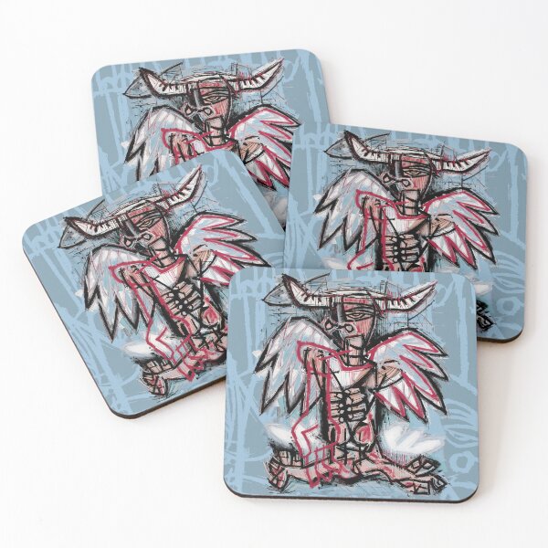Item preview, THE MINOTAUR ANGEL: THE DUALITY OF THE SOUL designed and sold by supernikol.