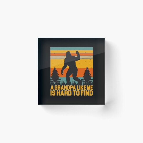 Item preview, Retro Bigfoot Grandpa Quote designed and sold by GiaoCalonas.