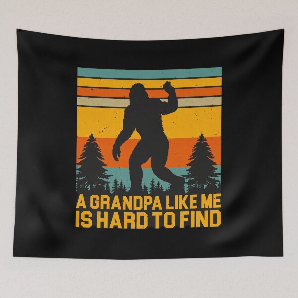 Item preview, Retro Bigfoot Grandpa Quote designed and sold by GiaoCalonas.