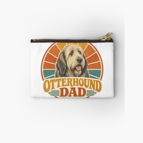 Item preview, Otterhound Retro Sunset Emblem Otterhound Dad designed and sold by BoosterShop.