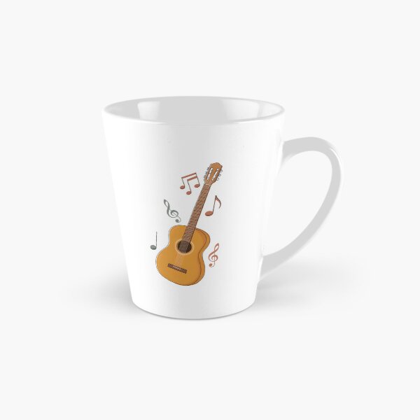 Item preview, Acoustic Guitar – Minimalist Classical Music Notes Design designed and sold by Midnight Veil Designs.