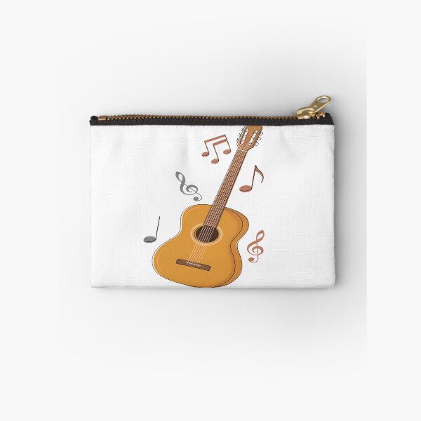 Item preview, Acoustic Guitar – Minimalist Classical Music Notes Design designed and sold by Midnight Veil Designs.