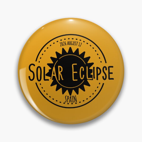 Item preview, Spain 2026 august 12 Solar Eclipse design designed and sold by EmeraldeaArt.