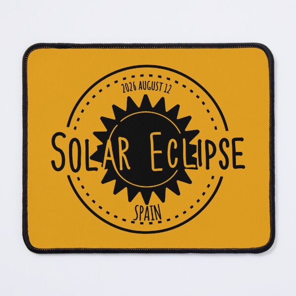 Item preview, Spain 2026 august 12 Solar Eclipse design designed and sold by EmeraldeaArt.