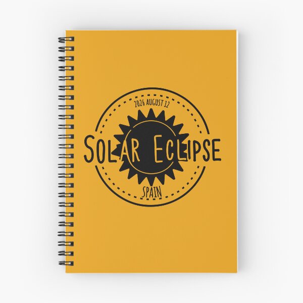 Item preview, Spain 2026 august 12 Solar Eclipse design designed and sold by EmeraldeaArt.
