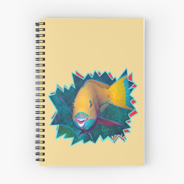 Item preview, Colorful Parrotfish Starburst Design * Graphic Underwater Art |  designed and sold by Photo & Design Ute Niemann.