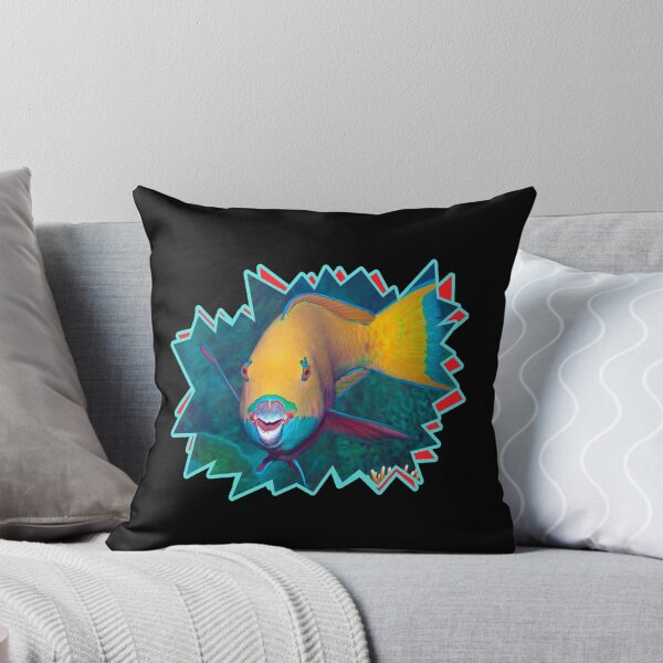 Item preview, Colorful Parrotfish Starburst Design * Graphic Underwater Art |  designed and sold by Photo & Design Ute Niemann.