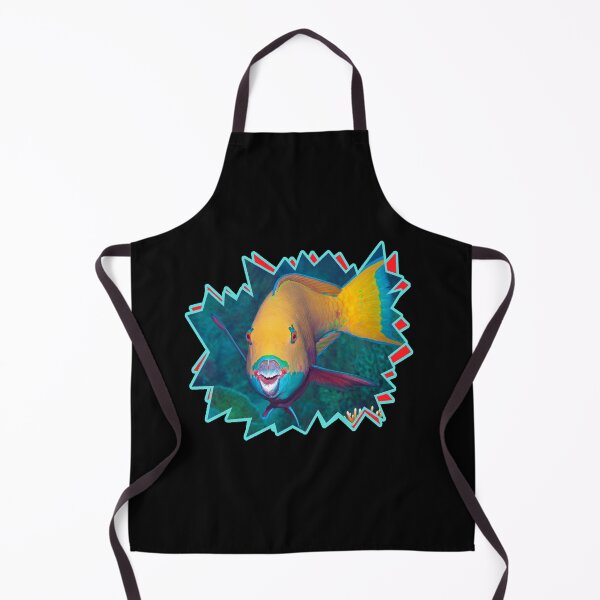 Item preview, Colorful Parrotfish Starburst Design * Graphic Underwater Art | designed and sold by Photo & Design Ute Niemann.