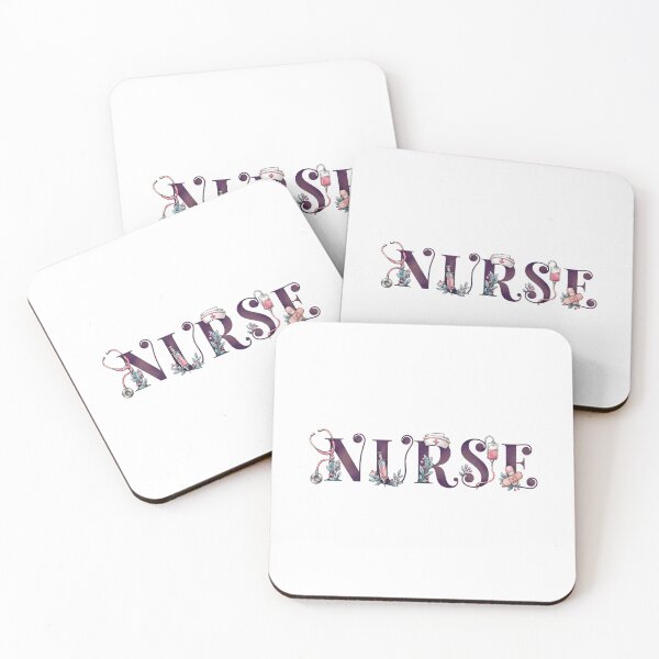 Item preview, NURSE Pastel Medical Lettering designed and sold by YNELENT.
