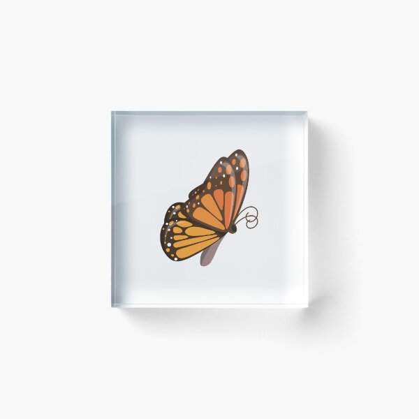 Item preview, Cute Orange Monarch Butterfly Vector Illustration Drawing designed and sold by somimalikkk.