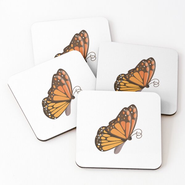 Item preview, Cute Orange Monarch Butterfly Vector Illustration Drawing designed and sold by somimalikkk.