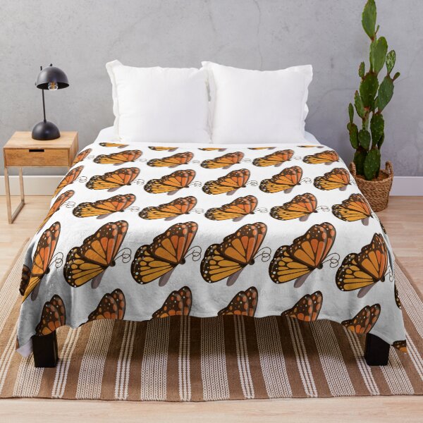 Item preview, Cute Orange Monarch Butterfly Vector Illustration Drawing designed and sold by somimalikkk.