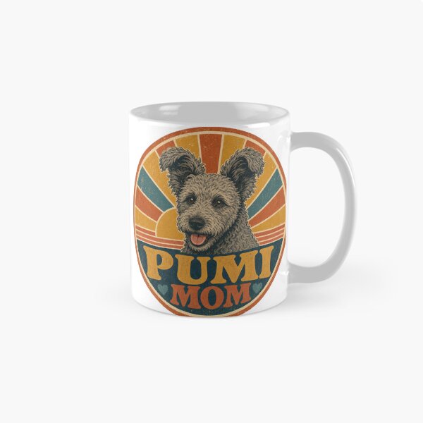 Item preview, Pumi Retro Sunset Emblem Pumi Mom designed and sold by BoosterShop.