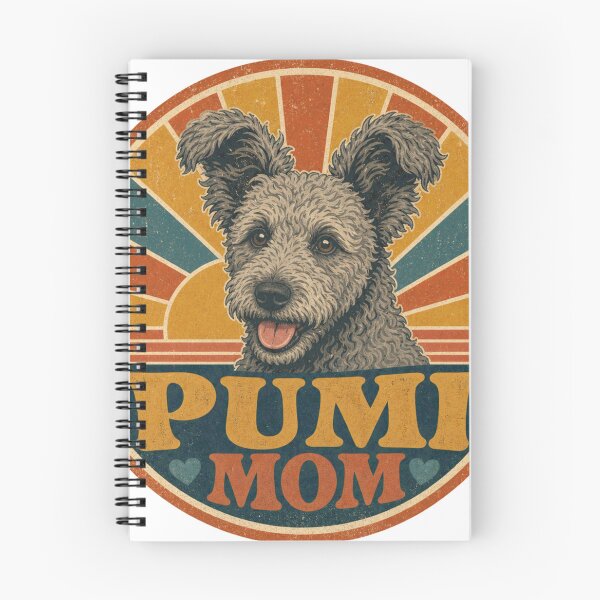 Item preview, Pumi Retro Sunset Emblem Pumi Mom designed and sold by BoosterShop.
