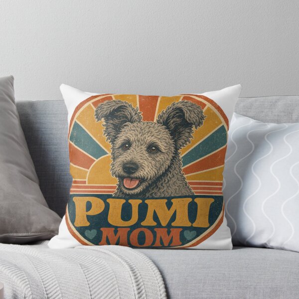 Item preview, Pumi Retro Sunset Emblem Pumi Mom designed and sold by BoosterShop.