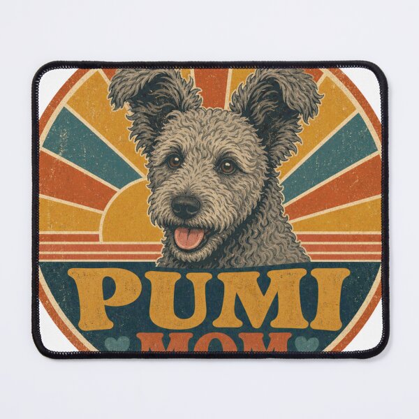 Item preview, Pumi Retro Sunset Emblem Pumi Mom designed and sold by BoosterShop.