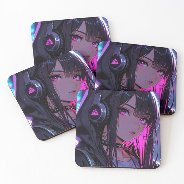 Item preview, Pink Neon Anime Girl | Futuristic Street Style designed and sold by AnimDream .