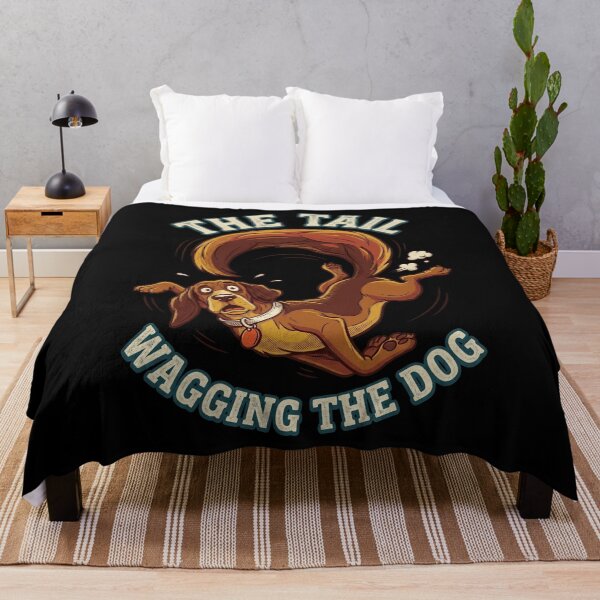 Item preview, The Tail Wagging The Dog Funny Idiom Cartoon Puppy Gift designed and sold by khaled-bahaa.