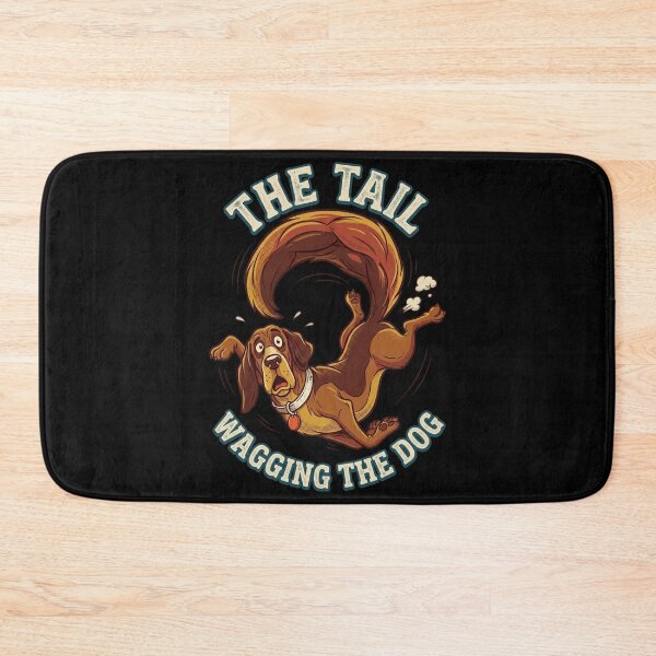 Item preview, The Tail Wagging The Dog Funny Idiom Cartoon Puppy Gift designed and sold by khaled-bahaa.