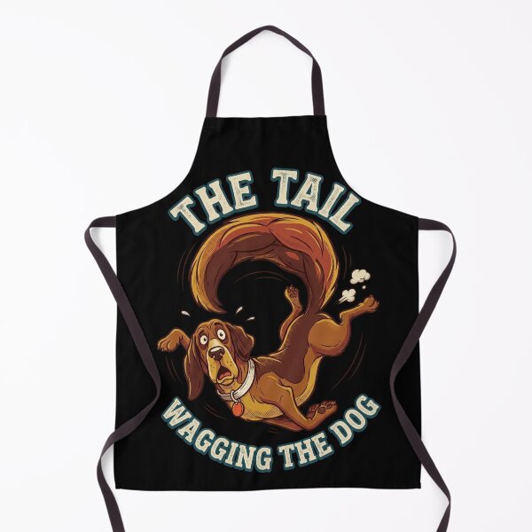 Item preview, The Tail Wagging The Dog Funny Idiom Cartoon Puppy Gift designed and sold by khaled-bahaa.
