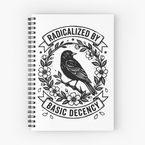 Item preview, Radicalized By Basic Decency, Progressive Activist, Liberal Feminist Gift, Social Justice, Political Protest designed and sold by FENNORIA.