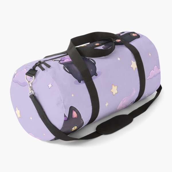 Item preview, Kawaii Black Cat Stars Night Pattern designed and sold by Thai Vibe Studio.