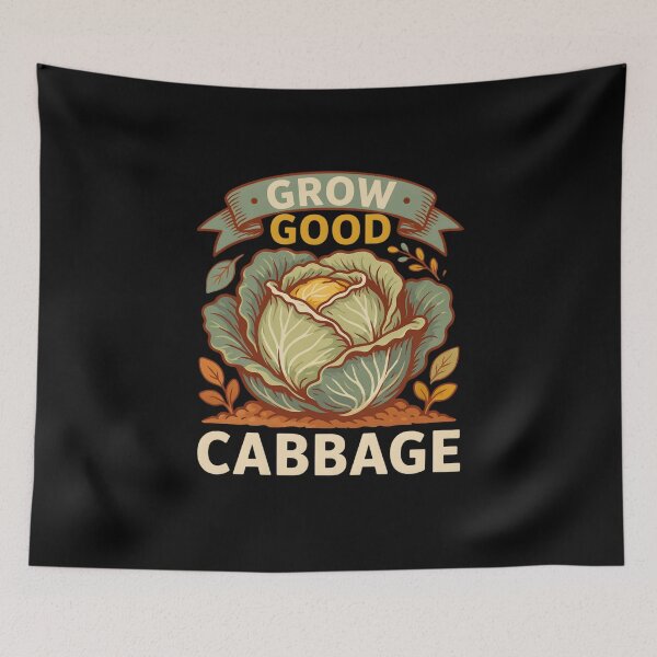 Item preview, Grow Good Cabbage T-Shirt, Vegetable Gardener Shirt, Cabbage Garden Gift, Home Gardening Tee designed and sold by Daily Mood Tees.