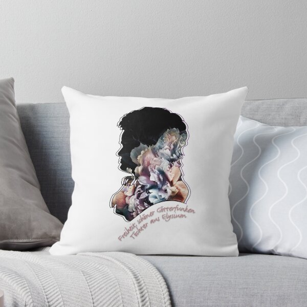 Artikelvorschau, Beethoven Büste Floral schwarz entworfen und verkauft von Brunhilde1001.