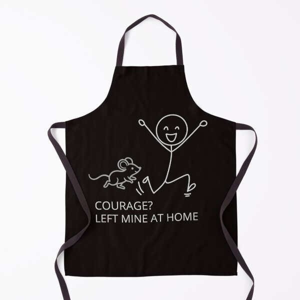 Item preview, Courage? Left Mine at Home – Funny Mouse Humor designed and sold by Tadeusz1.