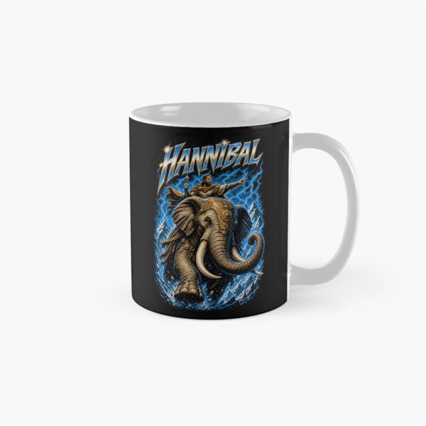 Item preview, Hannibal Barca War Elephant Alps Carthage Ancient History designed and sold by JackCurtis1991.
