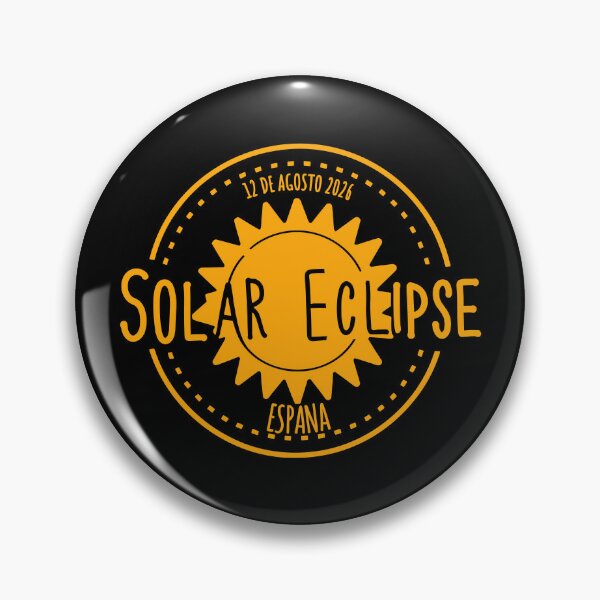 Item preview, Espana 12 de agosto 2026 Solar Eclipse Orange color design designed and sold by EmeraldeaArt.