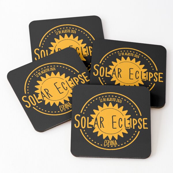 Item preview, Espana 12 de agosto 2026 Solar Eclipse Orange color design designed and sold by EmeraldeaArt.